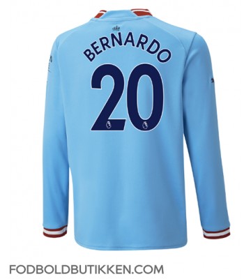 Manchester City Bernardo Silva #20 Hjemmebanetrøje 2022-23 Langærmet